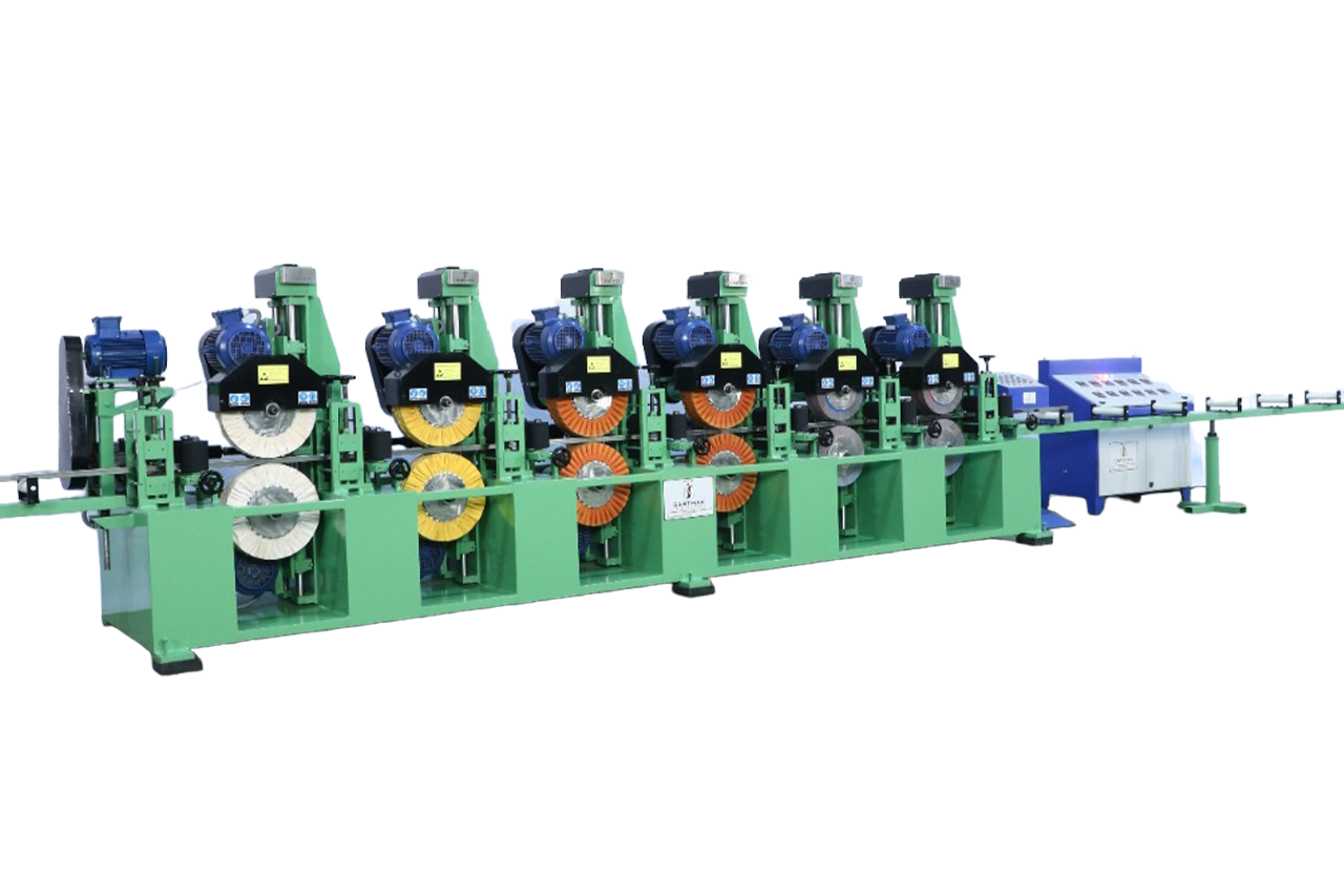 Square Pipe & Tube Polishing Machine